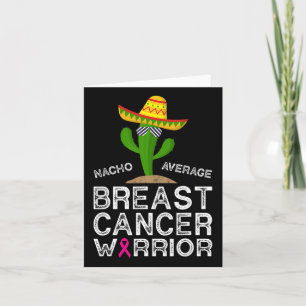 Stöd för bröstcancerbekämpning Funny Cancer Fighte Kort