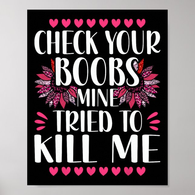 Stöd för cancermedvetenhet poster (Framsidan)