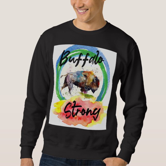 Stöd för Community Strength Pray Support New York  Lång Ärmad Tröja (Framsida)