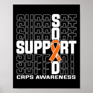 Stöd för CRPS-medvetenhet i fyrkant Poster