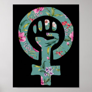 Stöd för den feministiska symbolprovaren - kvarstå poster