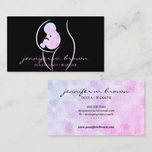 Stöd för Doula Birth Coach Visitkort