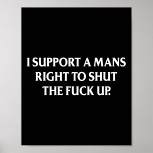 Stöd för en Höger för att stänga upp den berömda f Poster