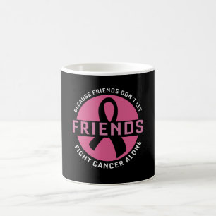 Stöd för enighet om Cute Breast Cancer Awareness F Kaffemugg