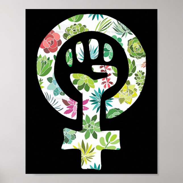 Stöd för feministisk symbolproprovare - kvarstå poster (Framsidan)