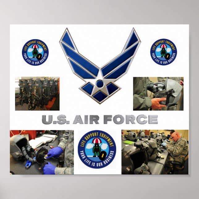 Stöd för flygbesättningens livstid poster (Framsidan)