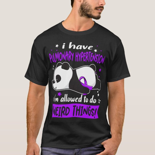 Stöd för gåvor för pulmonell hypertension - medvet t shirt (Framsida)