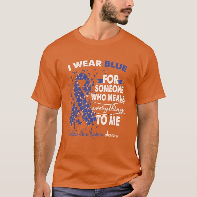 Stöd för Guillain-Barre Syndrome Awareness Warrior T Shirt (Framsida)