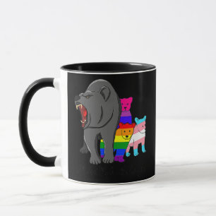 Stöd för HBT-Pride för HBT-teknik med mamma Bear-L Mugg