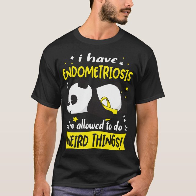 Stöd för informationskampanjer om endometrios t shirt (Framsida)