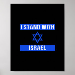 Stöd för israel jewant-arvet israeli poster