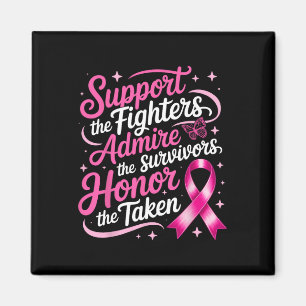 Stöd för kampen mot bröstcancer för bröstcancer Ad Magnet