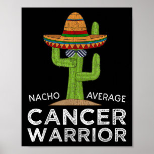 Stöd för kampen mot cancer _ Funny Cancer Fighter  Poster
