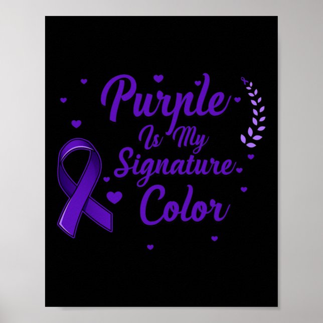 Stöd för kampen mot cancer månad nr poster (Framsidan)