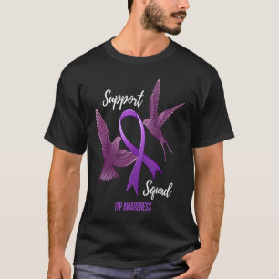 Stöd för kvadratimmuntrombocytopeni ITP Awarenes T Shirt