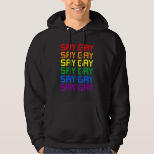 Stöd för Lesbisk av Gay LGBT Pride LGbt Gay  Hoodie