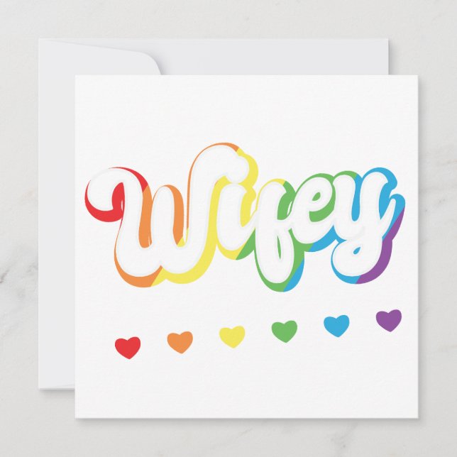 Stöd för Lesbisk Gay-stöd för Rainbow LGBTQIA Inbjudningar (Framsida)