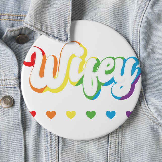 Stöd för Lesbisk Gay-stöd för Rainbow LGBTQIA Knapp (In Situ)