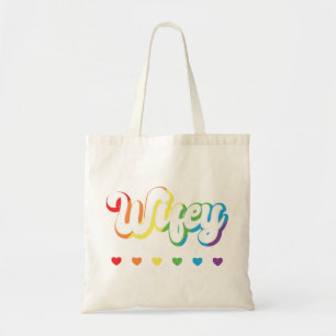 Stöd för Lesbisk Gay-stöd för Rainbow LGBTQIA Tygkasse