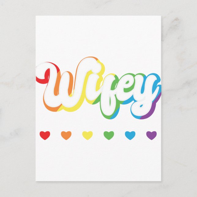 Stöd för Lesbisk Gay-stöd för Rainbow LGBTQIA Vykort (Framsida)