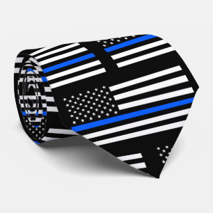 Stöd för lokal polis Thin Blue Line Slips