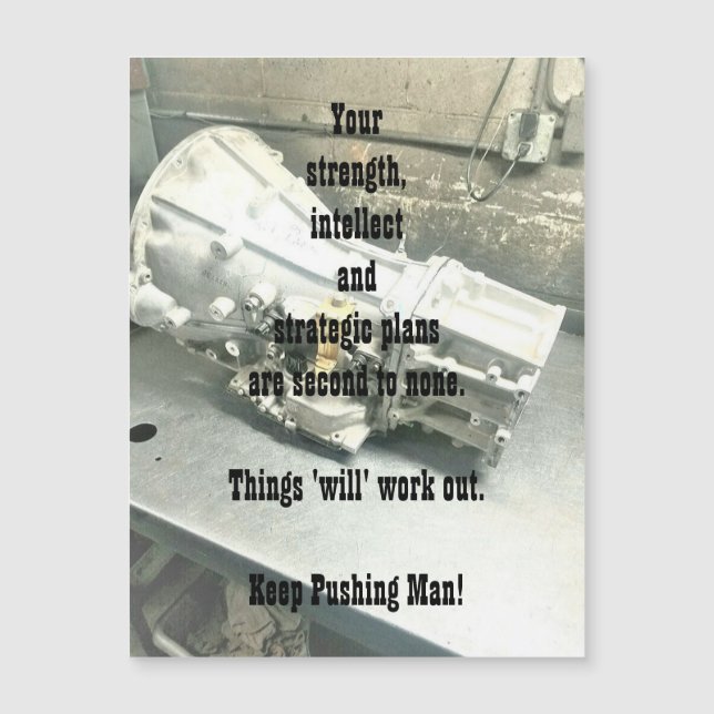 Stöd för Magnetic Greeting Card (Framsida)