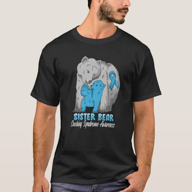 Stöd för Mamma för barnmedvetenhet om Cushing Synd T Shirt (Framsida)