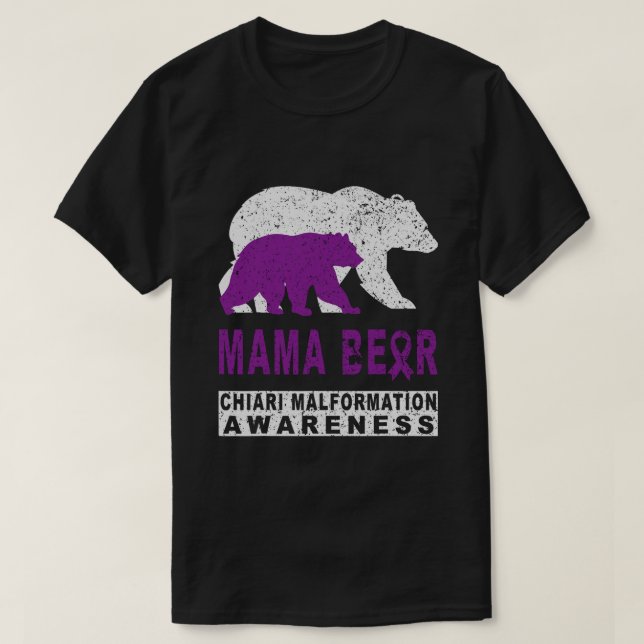 Stöd för Mamma för stöd för felbildningsmedvetande T Shirt (Design framsida)