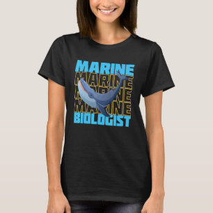 Stöd för marinbiologen marinbiologi t shirt