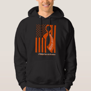 Stöd för matchning av Många Sclerosis Squad US Fla Hoodie