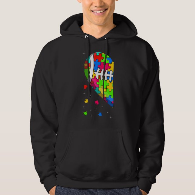 Stöd för medvetandegörande av Kärlek Hoodie (Framsida)
