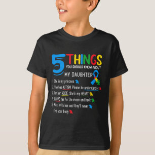Stöd för medvetandegörande om autism vid autism i t shirt