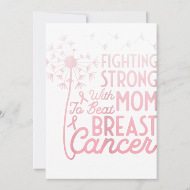 Stöd för medvetandegörande om bröstcancer hos kvin meddelande (Framsida)