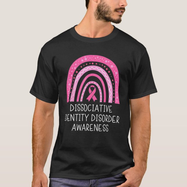 Stöd för medvetandegörande om dissociativ identite t shirt (Framsida)