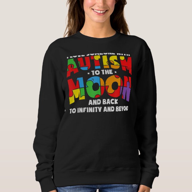 Stöd för medvetandehöjande av kvinnors autism för  t shirt (Framsida)