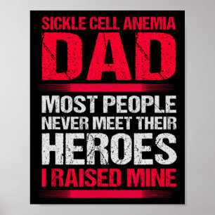 Stöd för medvetandehöjande av sickle-cell-anemi D Poster