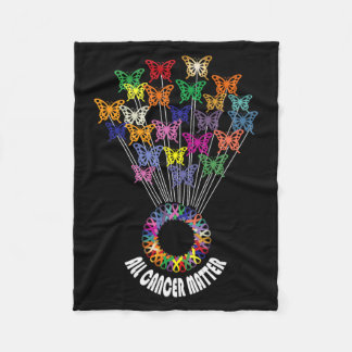 Stöd för menyfliksområdet för alla cancerhändelser fleecefilt