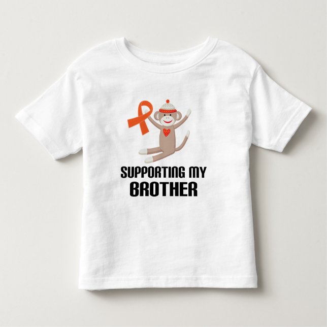 Stöd för menyfliksområdet Orange Awareness Tee Shirt (Framsida)