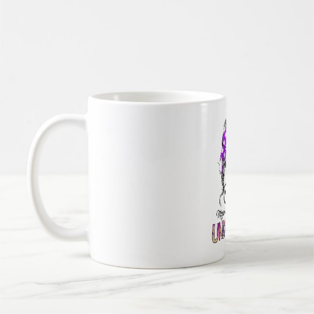 Stöd för menyfliksstöd för grafik med huvudvärk kaffemugg (Vänster)