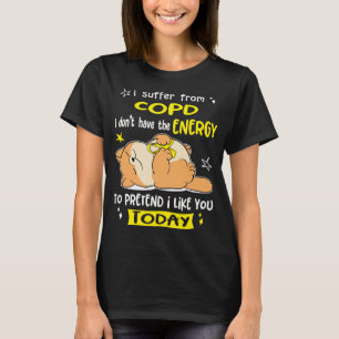 Stöd för menyfliksstöd för KOL-medvetenhet T Shirt
