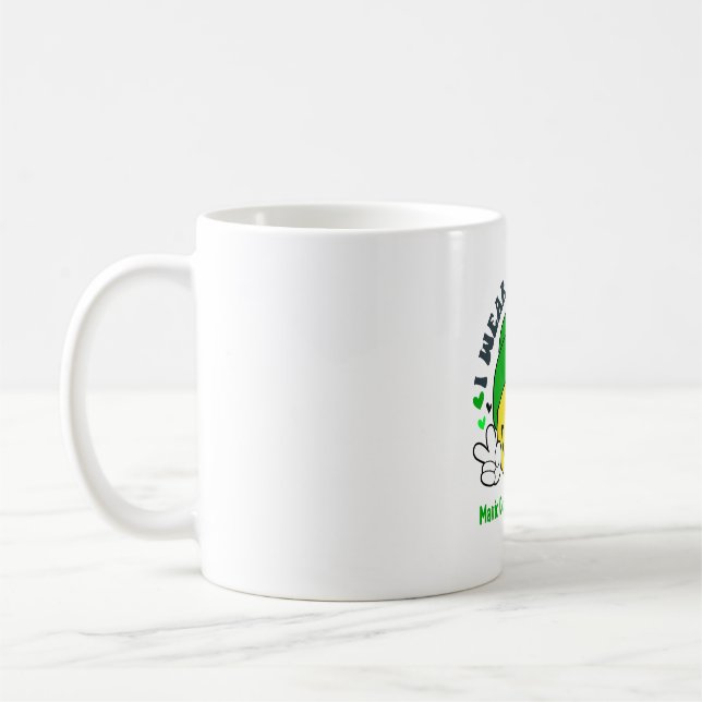 Stöd för menyfliksstöd för Manic Depression Awaren Kaffemugg (Vänster)