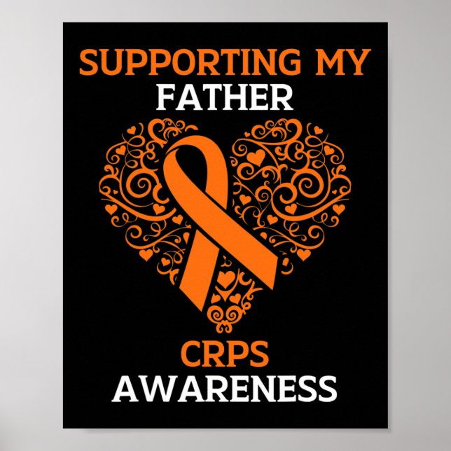 Stöd för min Far RSD CRPS-medvetenhet, måndag Oran Poster (Framsidan)