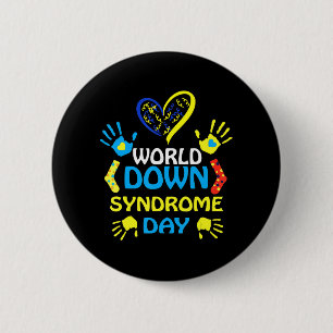Stöd för och medvetenhet om World Down Syndrome Da Knapp