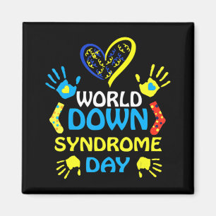 Stöd för och medvetenhet om World Down Syndrome Da Magnet