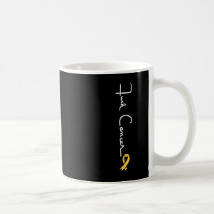 Stöd för ökad medvetenhet om bröstcancer hos barn kaffemugg