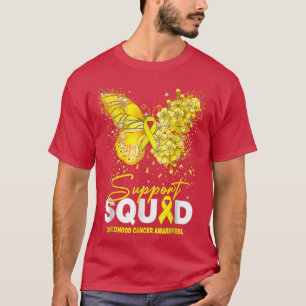 Stöd för ökad medvetenhet om cancer hos barn på Sq T Shirt