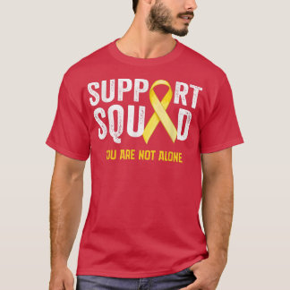 Stöd för ökad medvetenhet om cancer vid cancer på t shirt