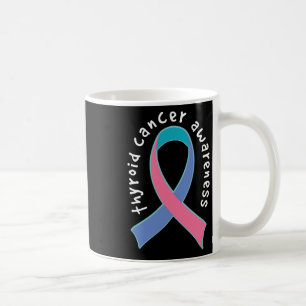 Stöd för ökad medvetenhet om cancer Walk Ribbon Kaffemugg
