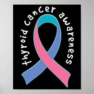 Stöd för ökad medvetenhet om cancer Walk Ribbon Poster