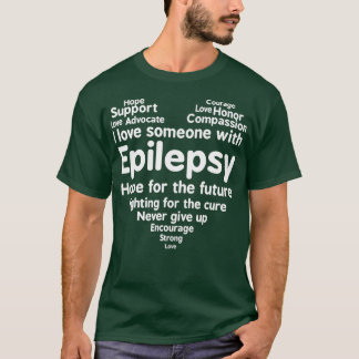 Stöd för ökad medvetenhet om epilepsi t shirt
